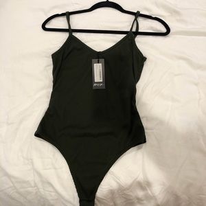 NWT olive bodysuit